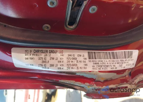 2012 Ram 1500 St from USA, damaged, VIN 1C6RD6FTXCS307174